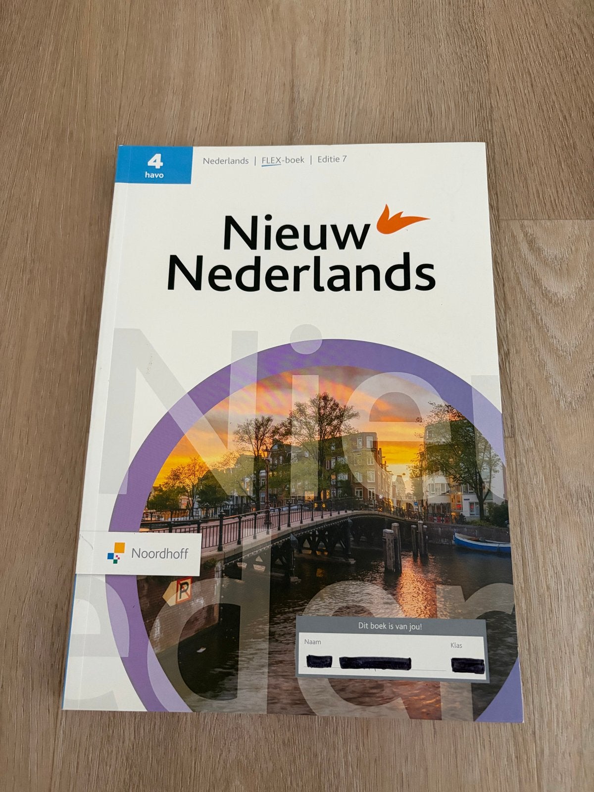 Nieuw Nederlands FLEX-boek Editie 7 Havo 4, Ophalen of Verzenden, Zo goed als nieuw, HAVO, Nederlands