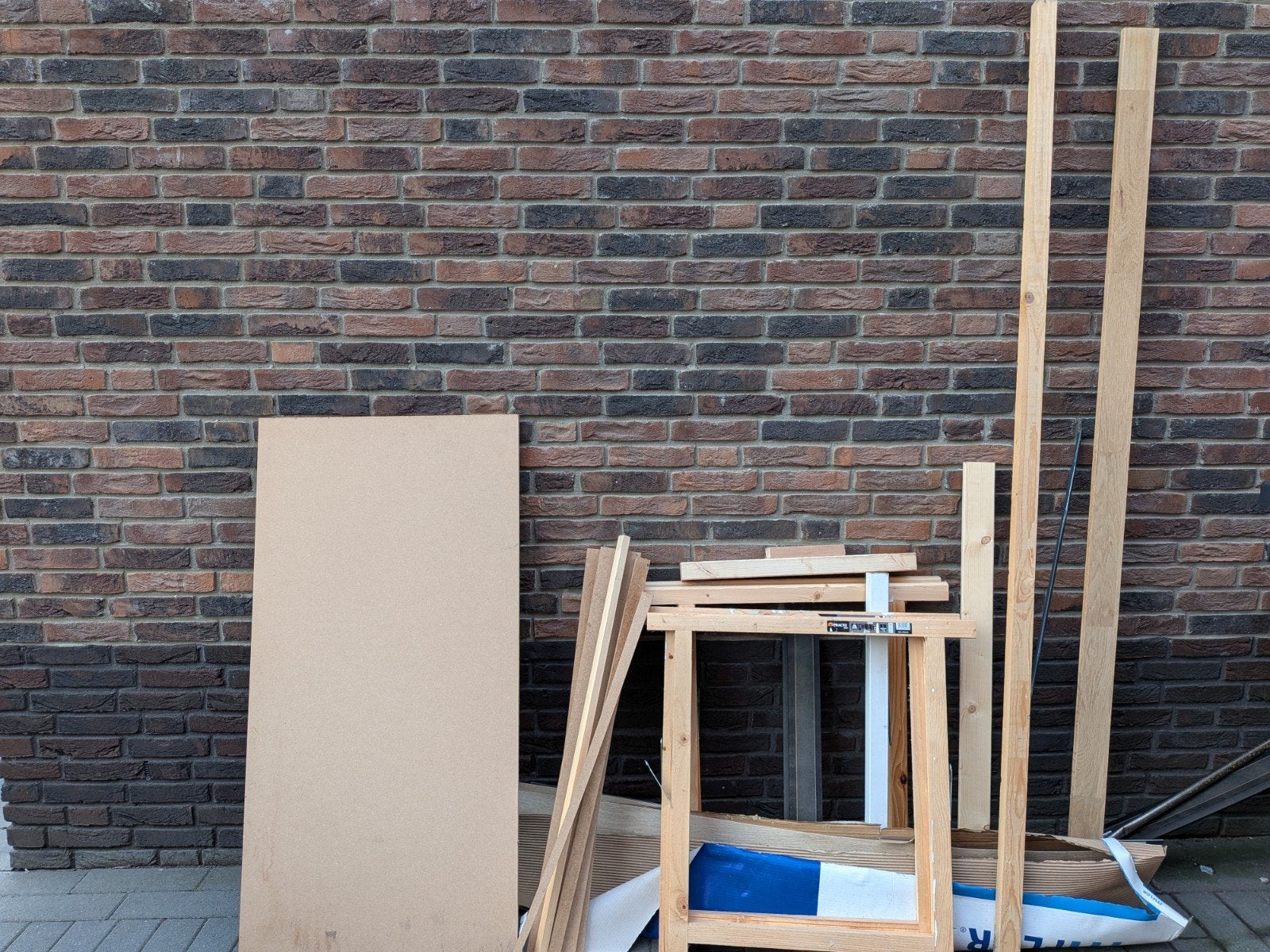 Hout, pvc, plantenbakken, wandplank keuken, Kunststof, Raamkozijn, Zo goed als nieuw, Ophalen