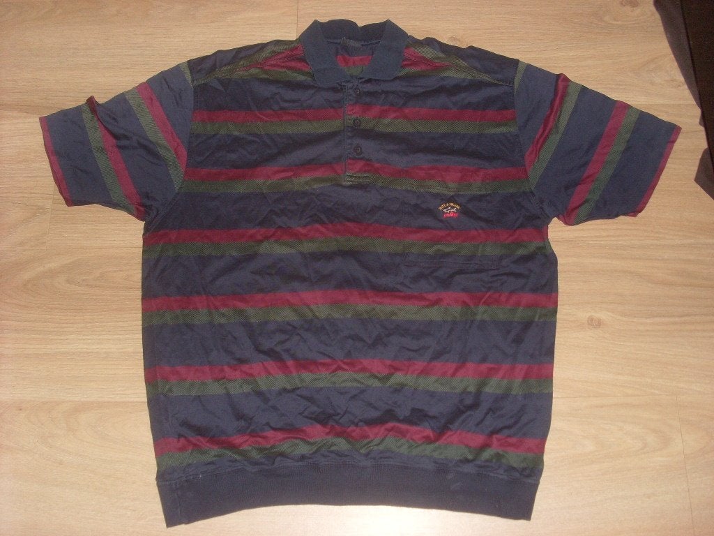 paul & shark polo L groen blauw, Verzenden, Zo goed als nieuw, Overige kleuren