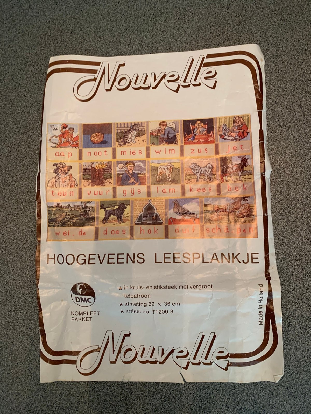 Borduurpakket / leesplankje, Ophalen, Gebruikt, Handborduren, Borduurpakket