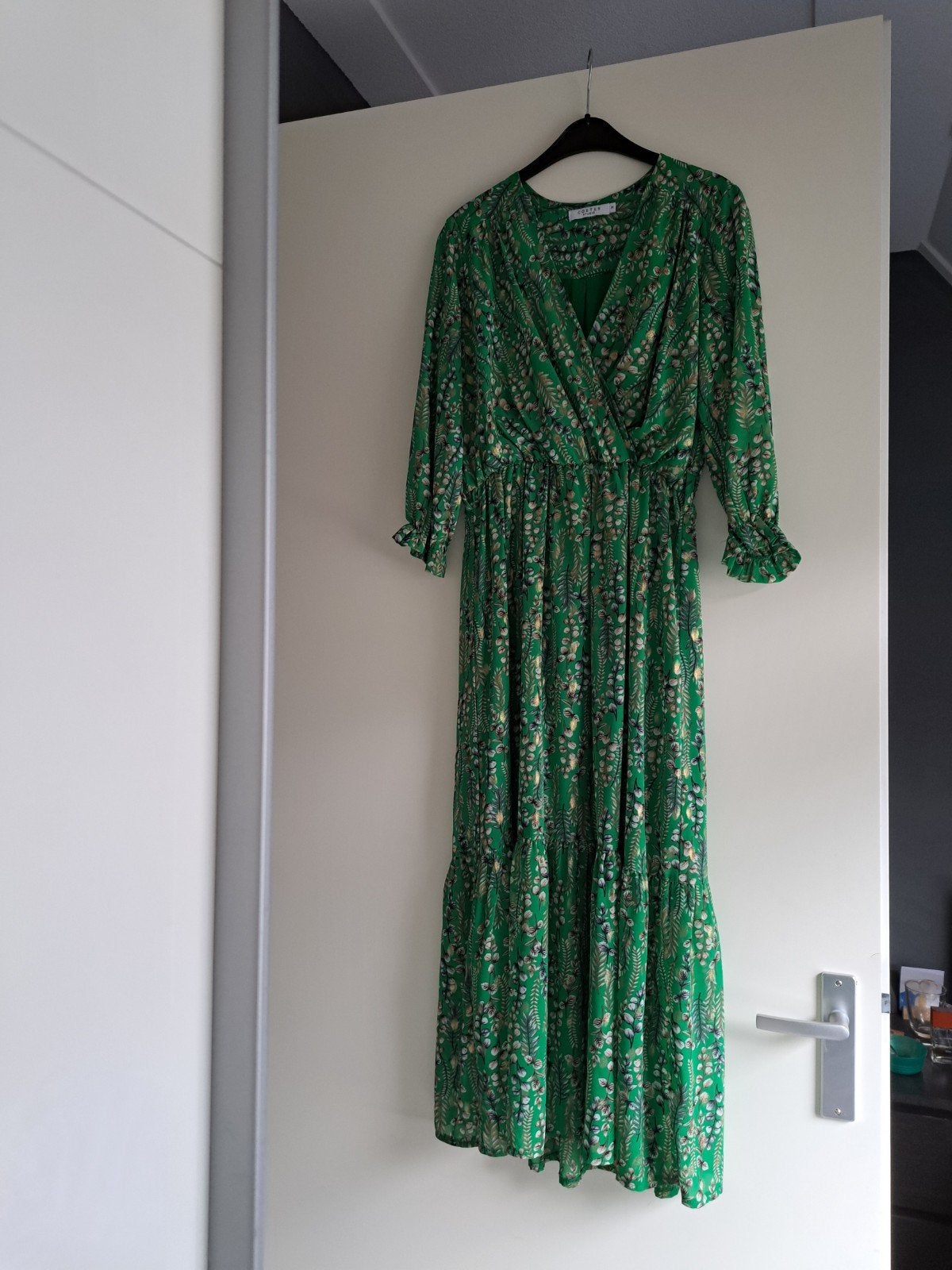 Costes groene jurk maat M, Ophalen of Verzenden, Zo goed als nieuw, Maat 38/40 (M), Groen