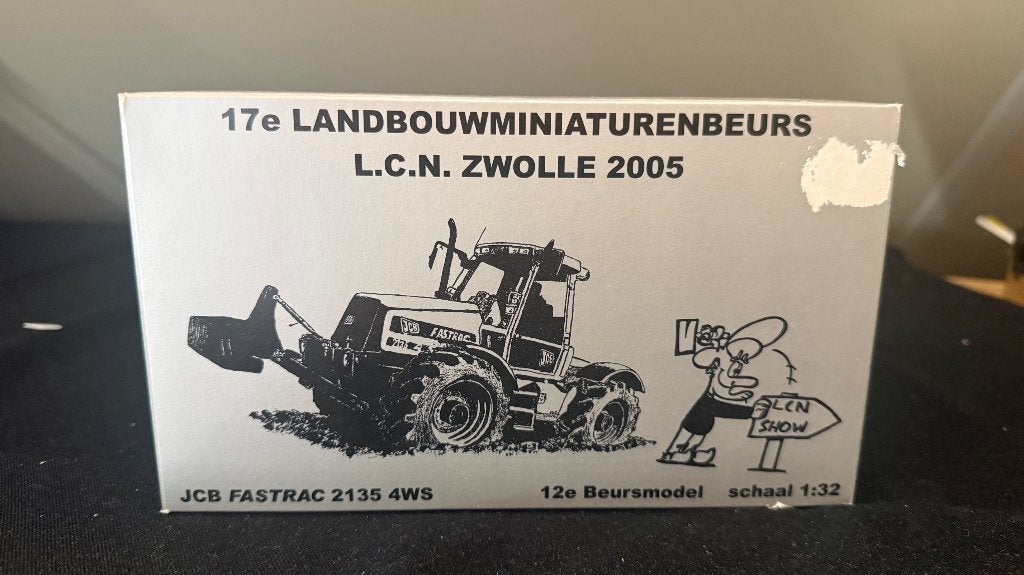 JCB fastrac 2135 12 e beursmodel Siku, Ophalen of Verzenden, Nieuw, Tractor of Landbouw, SIKU