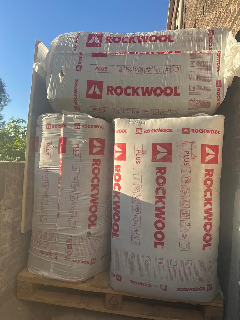 Steenwol Rockwool Plus 150mm - 3 pakken (10,98m2), Ophalen, 10 tot 15 m², 12 cm of meer, Nieuw
