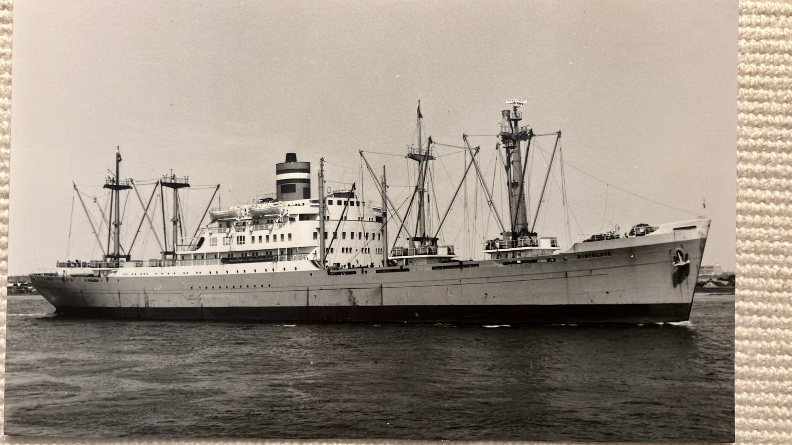 DINTELDYK  1957  HAL Holland Amerika Lijn, Verzamelen, Ophalen of Verzenden, Zo goed als nieuw, Kaart, Foto of Prent