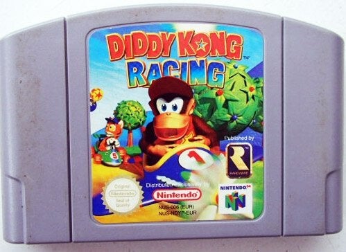 Nintendo 64 - Diddy Kong Racing, Spelcomputers en Games, Racen en Vliegen, Ophalen of Verzenden, Zo goed als nieuw, 3 spelers of meer