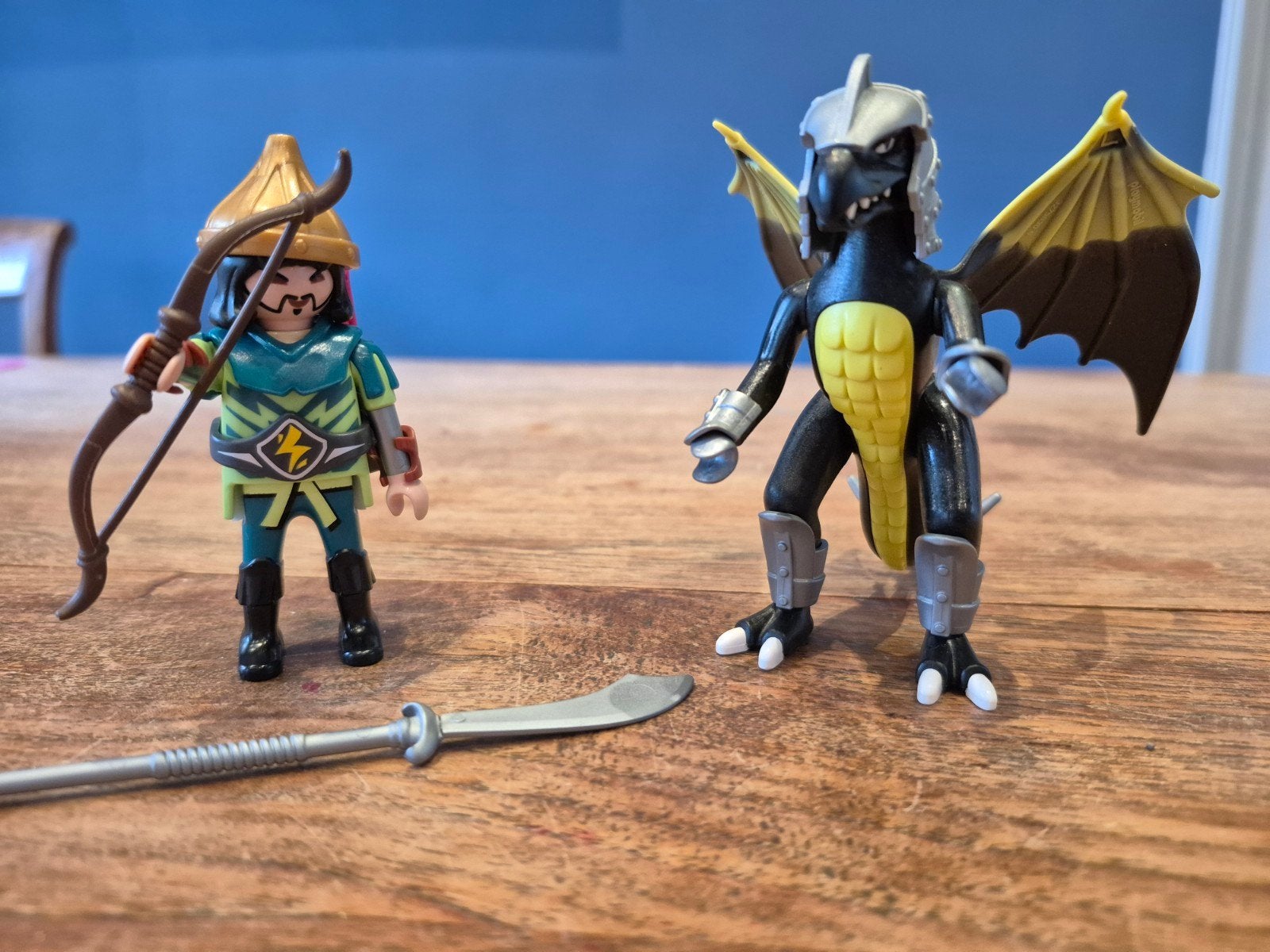 Sinterklaas tip; Playmobil 5465 Stormdraak met soldaat, Gebruikt, Complete set, Ophalen of Verzenden, Dragons