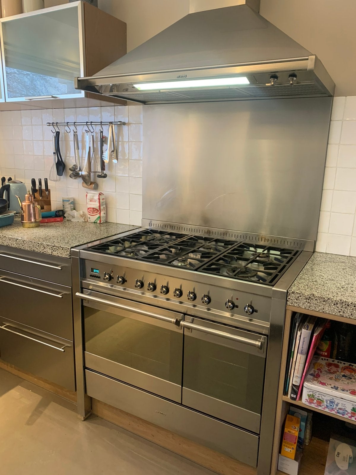 Keuken, Huis en Inrichting, Keuken | Complete keukens, Ophalen, Gebruikt, Graniet of Steen, Hoekkeuken