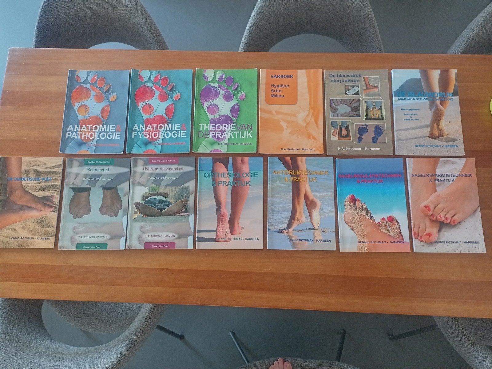 Compleet boeken pakket basis pedicure en medisch pedicure, Boeken, Ophalen, Alpha, Zo goed als nieuw, Niet van toepassing