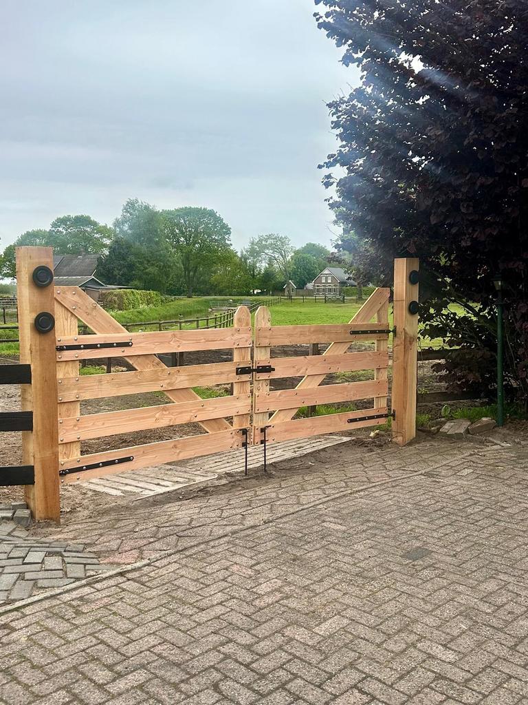 Landhekken Douglas hekken boerderij hekken paddock hekken, Tuin en Terras, Tuinhekken en Hekwerk, Ophalen of Verzenden, Zo goed als nieuw