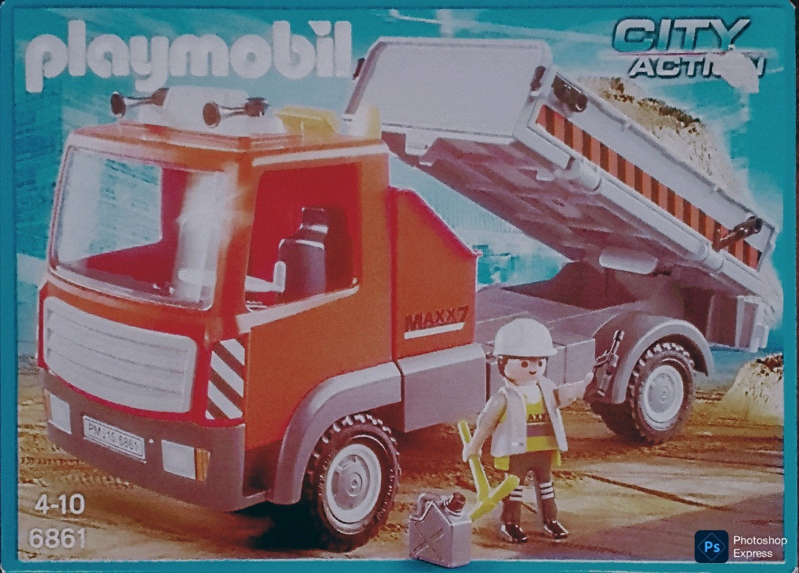 City Action Kiepvrachtwagen 6861, Ophalen of Verzenden, Gebruikt, Complete set