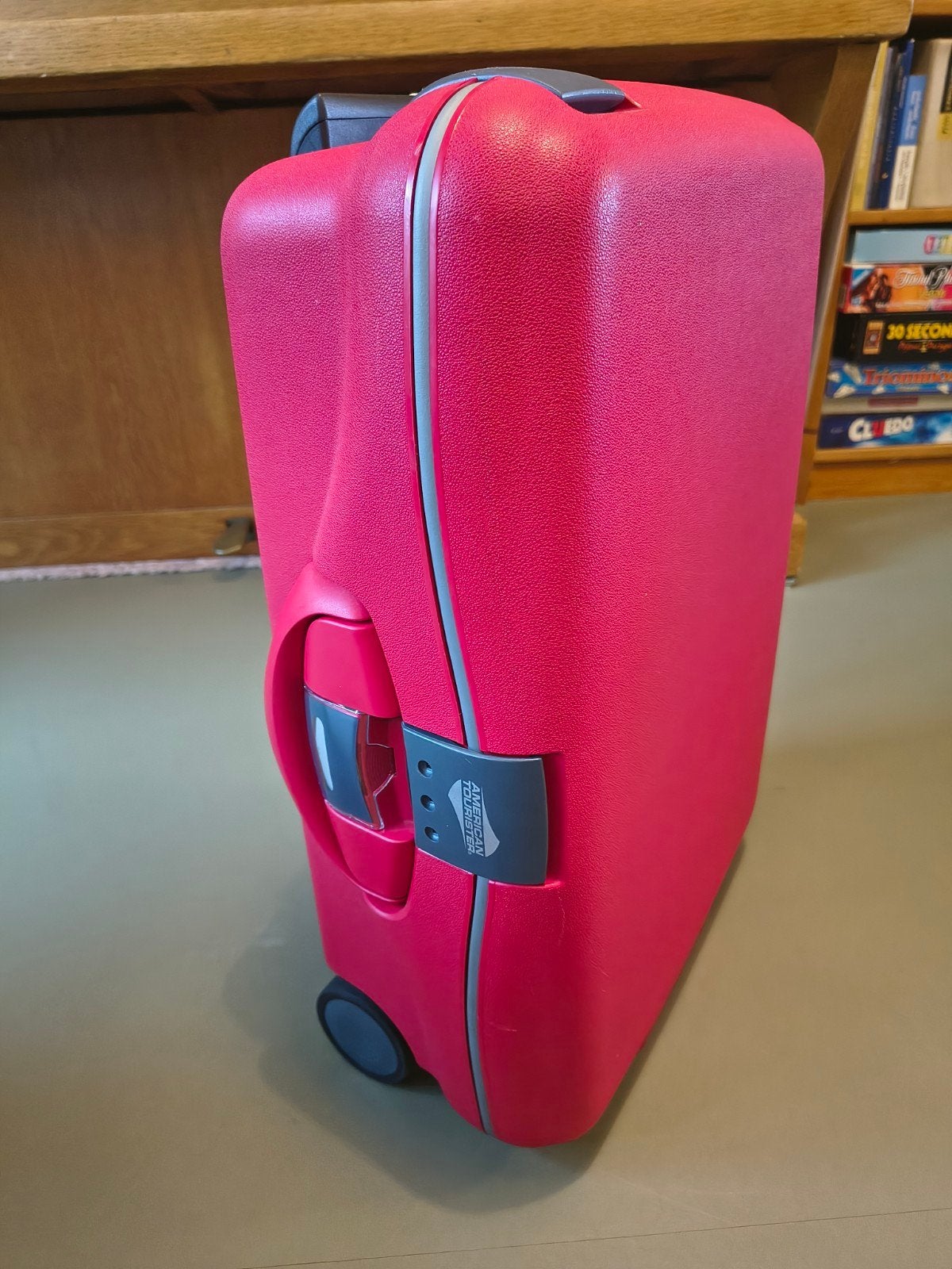 Samsonite American Tourister koffer 54x37x18, Ophalen, 50 tot 60 cm, Hard kunststof, Zo goed als nieuw