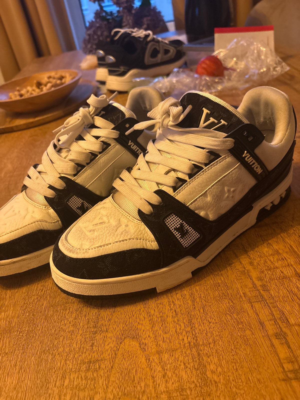 Louis Vuitton Trainers -, Ophalen, Zo goed als nieuw, Zwart, Sneakers of Gympen