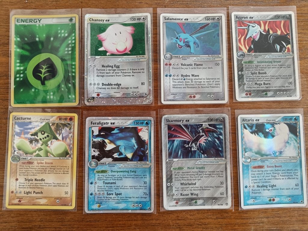 Pokemon kaarten ex-era, Ophalen of Verzenden, Gebruikt, Meerdere kaarten, Foil