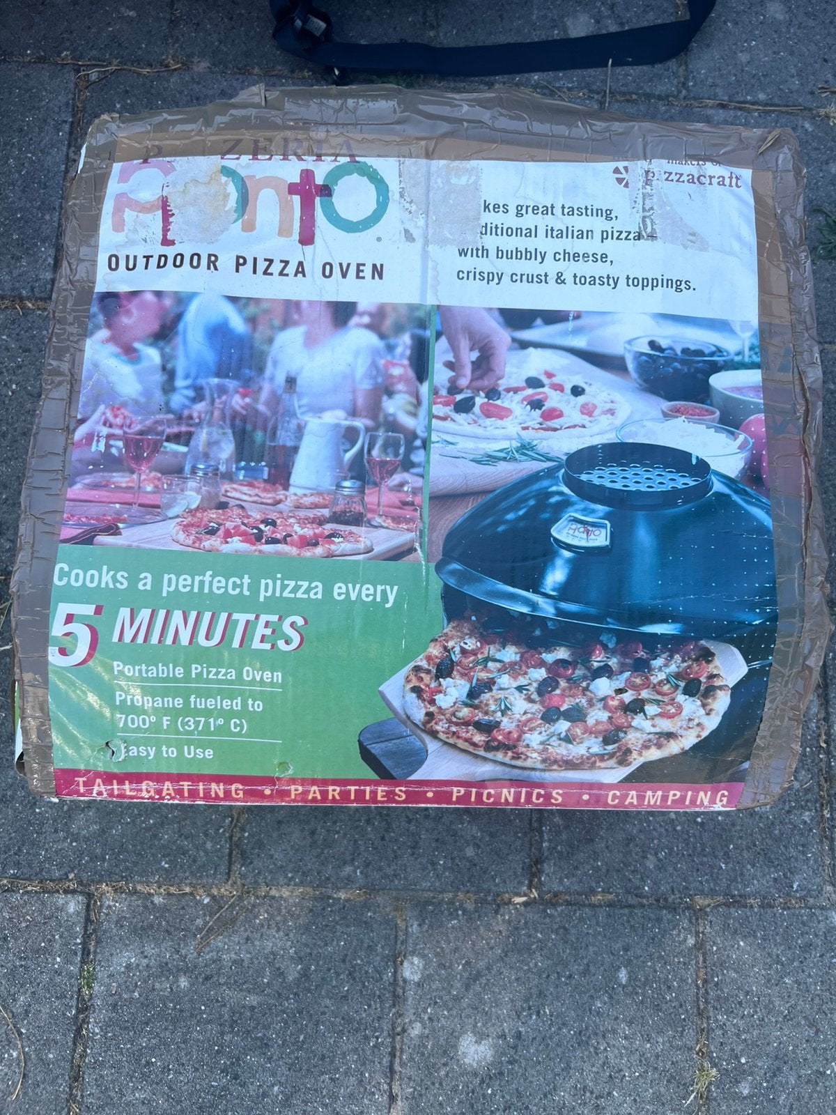 Pizza oven, Ophalen, Zo goed als nieuw