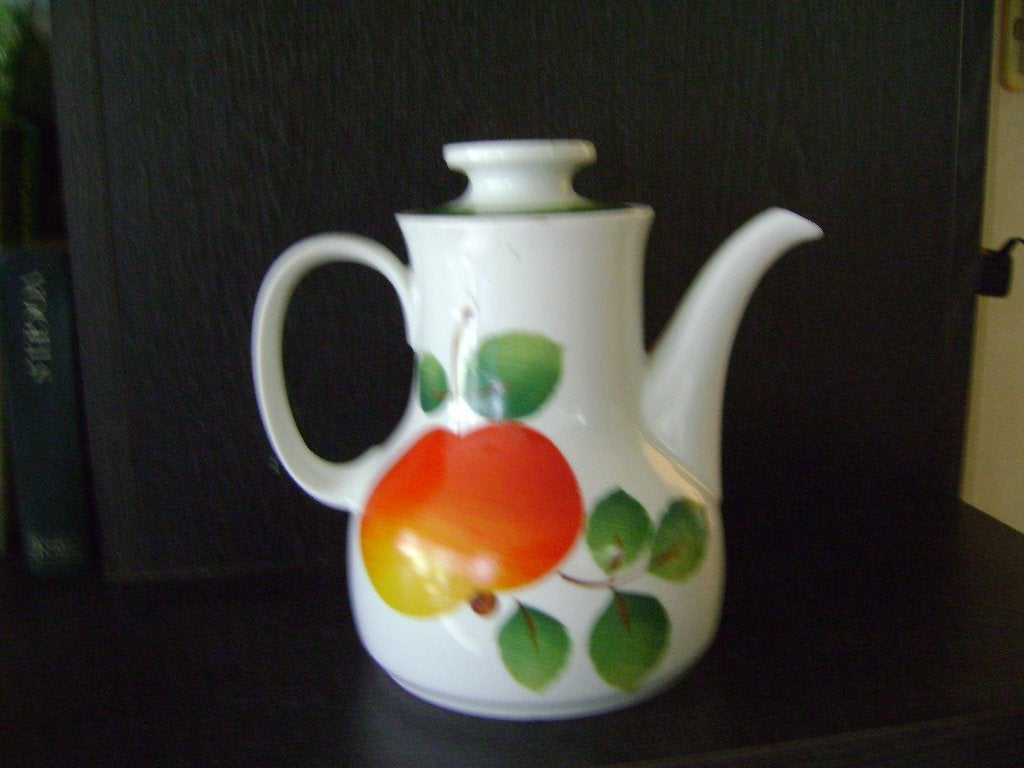 Vintage koffiepot met appeldessin Winterling Roslau Bavaria, Ophalen of Verzenden, Huis en Inrichting