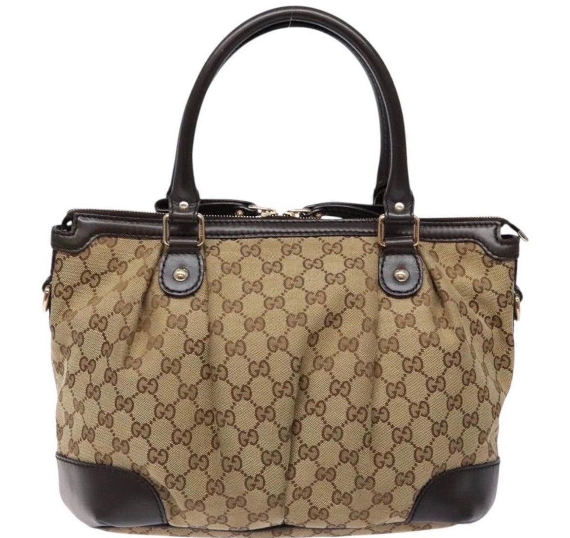 Gucci Sukey Tote - Tijdloos & Authentiek, Ophalen of Verzenden, Zo goed als nieuw, Bruin, Handtas