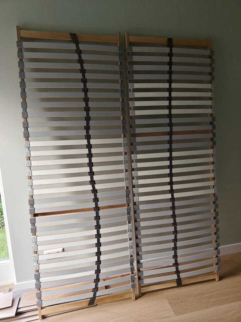 2x IKEA Lönset lattenbodem 70x200 cm, Ophalen, Gebruikt, Tweepersoons, 140 cm