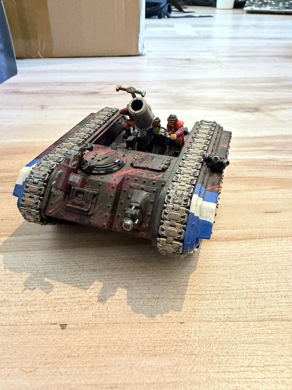 Warhammer 40k aatra militarum metalen griffon mortar tank, Figuurtje(s), Ophalen of Verzenden, Geverfd, Warhammer 40000