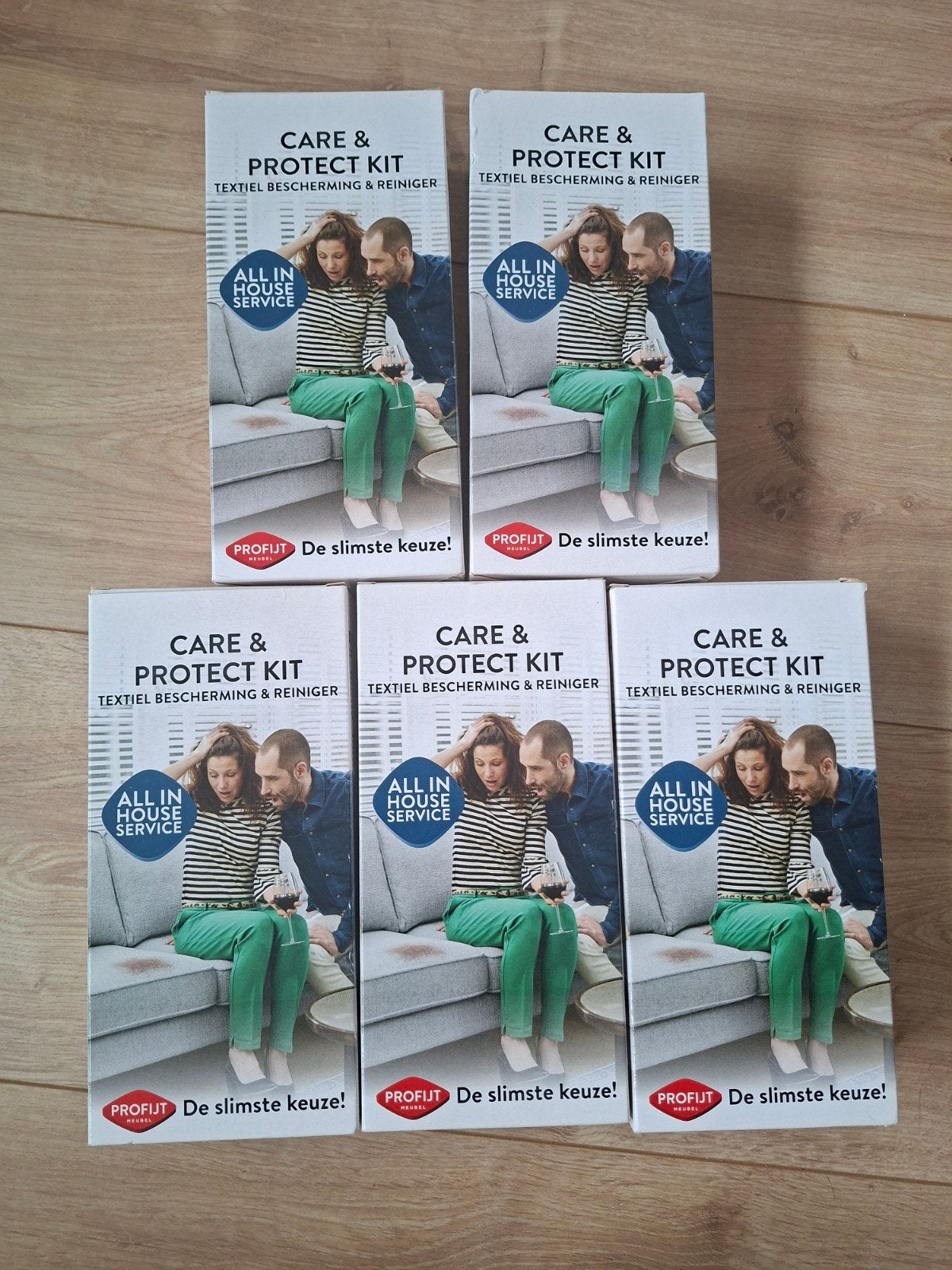 Care & Protect Kit Textiel Bescherming & Reiniger (5 stuks), Ophalen of Verzenden, Nieuw