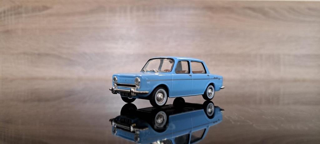 Altaya Simca 1000  - Blauw 1:43, Ophalen of Verzenden, Zo goed als nieuw, Auto, Overige merken