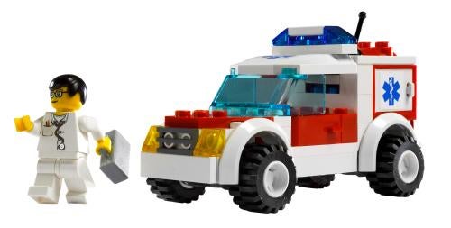 Lego City Doktersauto 7902, Compleet, City, Lego, Ophalen of Verzenden