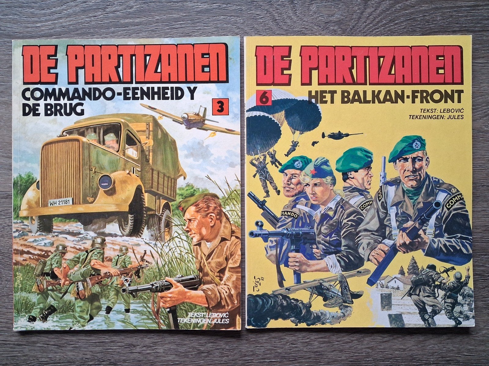 De Partizanen  |  Zie omschrijving, Boeken, Gelezen, Eén stripboek, Lebović, Ophalen of Verzenden
