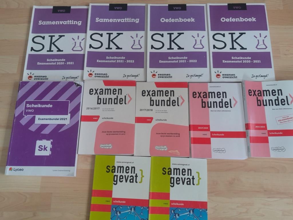 Scheikunde Examenset: Examenbundels & Samenvattingen VWO, Ophalen of Verzenden, Diverse auteurs