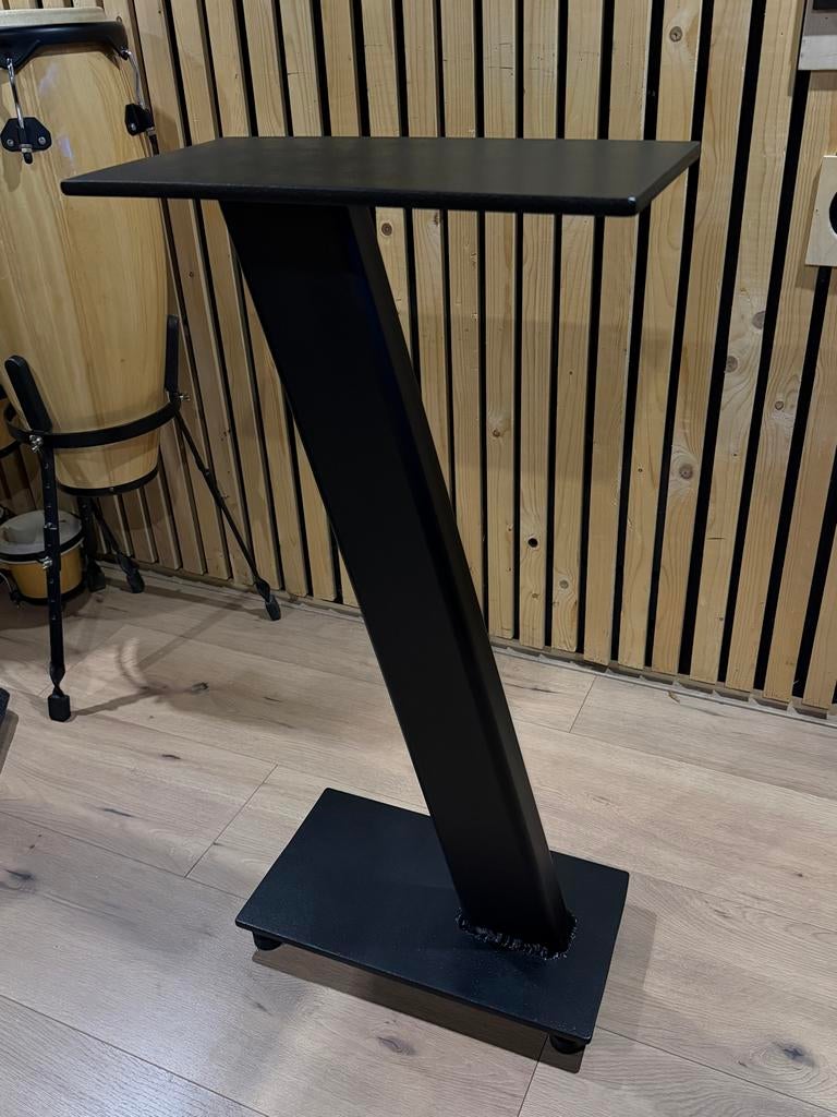 Premium Studio Monitor Standaard - Zwart, Robuust Design, Ophalen, Zo goed als nieuw