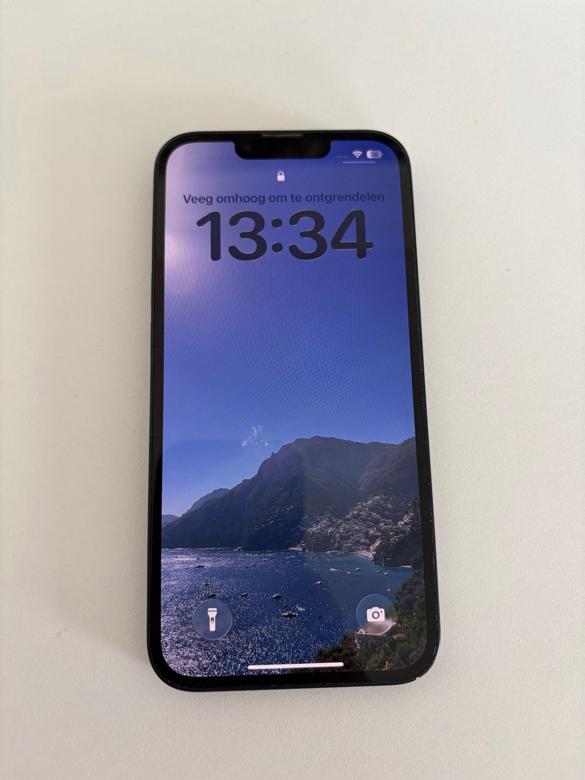 iPhone 13 128 GB 76% batterij - Werkt nog perfect!, Telecommunicatie, Mobiele telefoons | Apple iPhone, Zwart, IPhone 13, Ophalen of Verzenden