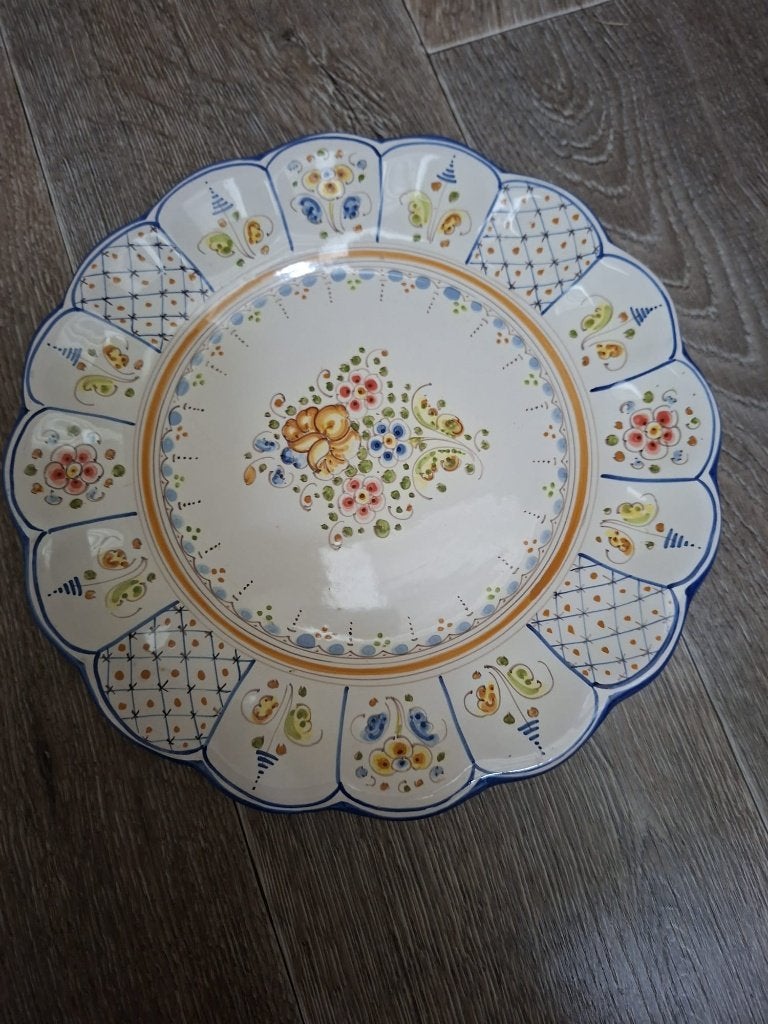 Handbeschilderd Talavera keramiek bord, Ophalen