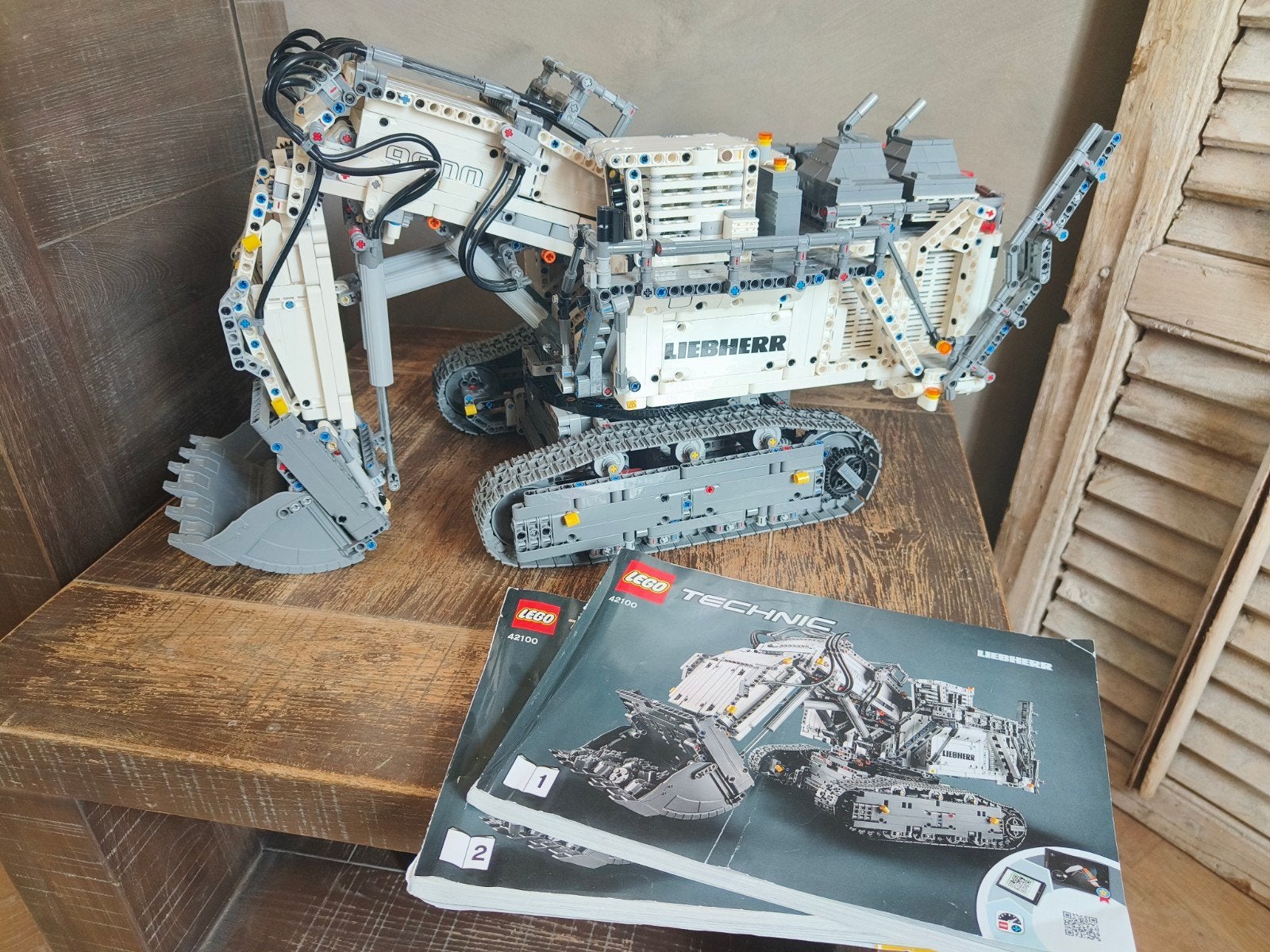 Lego Technic Liebherr 9800 42100, Ophalen of Verzenden, Zo goed als nieuw, Lego