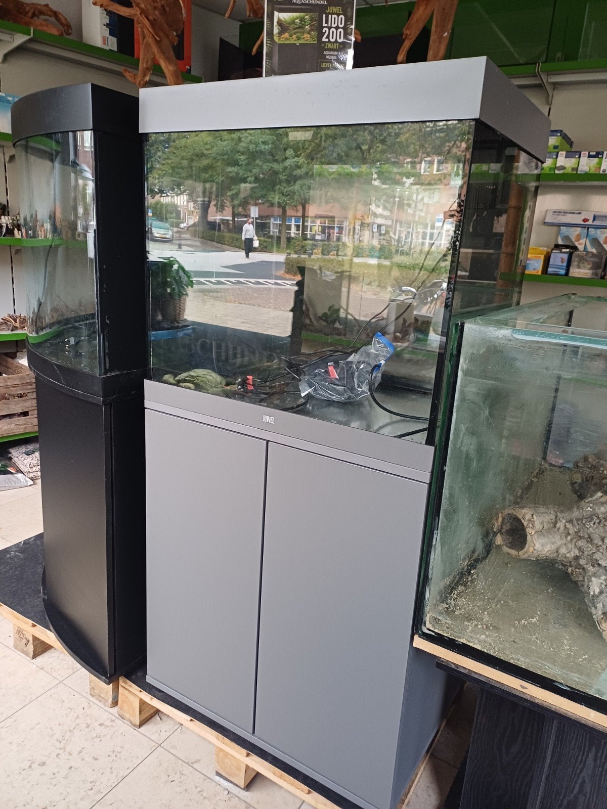 Juwel lido 200 met helialux., Ophalen, Inclusief controller, Zo goed als nieuw, Leeg aquarium