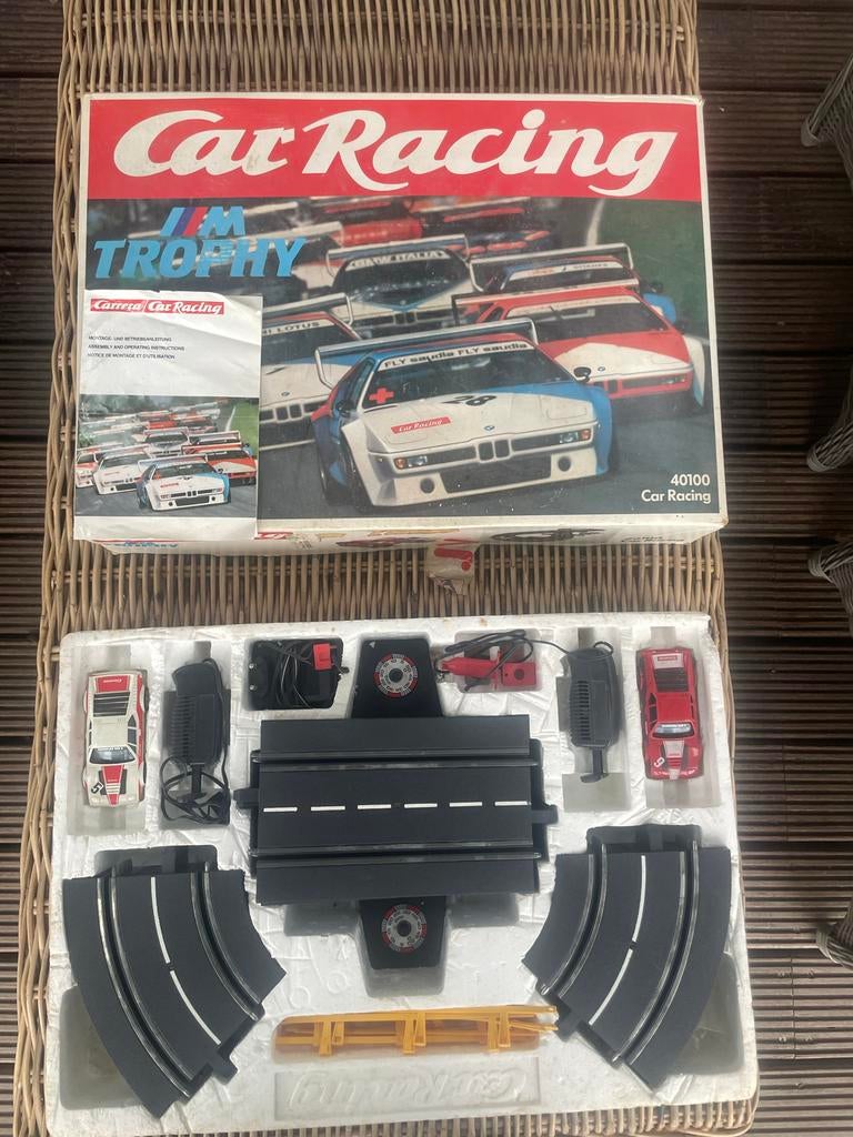 Vintage Carrera racebaan - Car Racing JM Trophy 40100, Carrera, Ophalen of Verzenden, Elektrisch, Racebaan