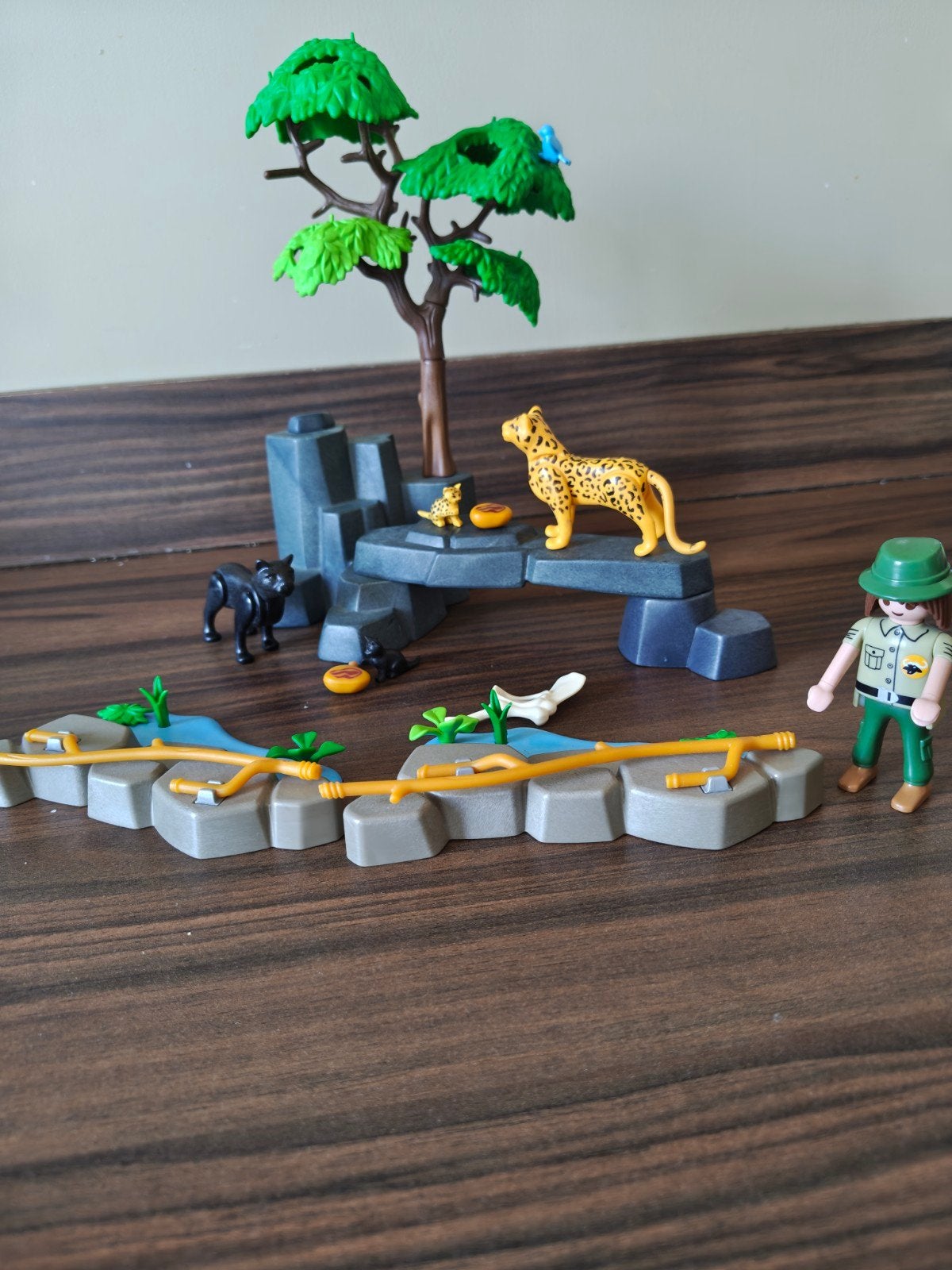 Playmobil Panter Verblijf Dierentuin met verzorger, Kinderen en Baby's, Speelgoed | Playmobil, Gebruikt, Complete set, Overige typen