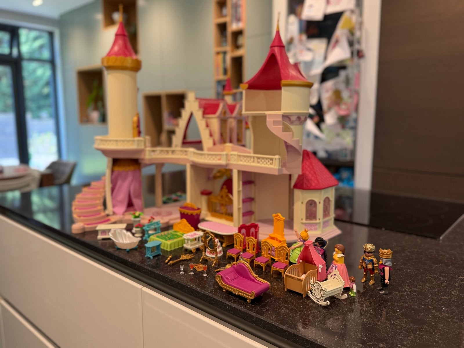 Playmobil Prinsessenkasteel met veel accessoires, Gebruikt, Complete set, Ophalen of Verzenden, Kasteel/Fort