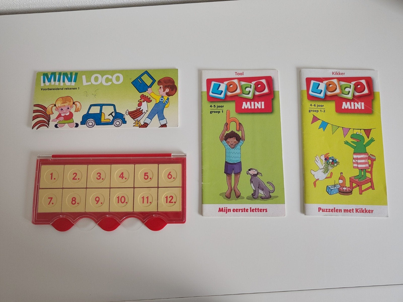 Loco spel met drie boekjes (4-6 jaar), Ophalen of Verzenden, Gebruikt, Puzzelen
