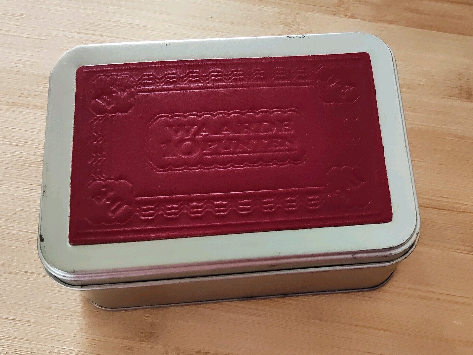 Vintage Douwe Egberts blik voor spaarpunten. 70-jaren., Verzamelen, Blikken, Ophalen of Verzenden, Gebruikt, Koffie, Douwe Egberts