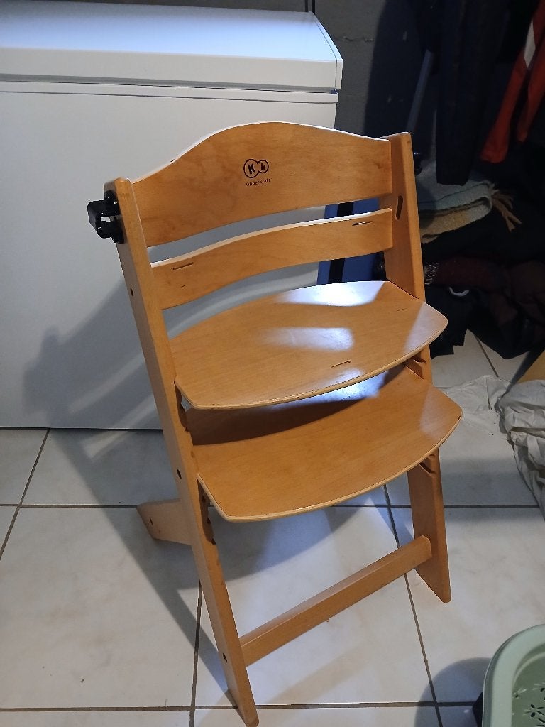 Kinderkraft triptrap kinderstoel meegroeistoel hout, Kinderen en Baby's, Kinderstoelen, Ophalen, Gebruikt, Meegroeistoel, Gordel(s)