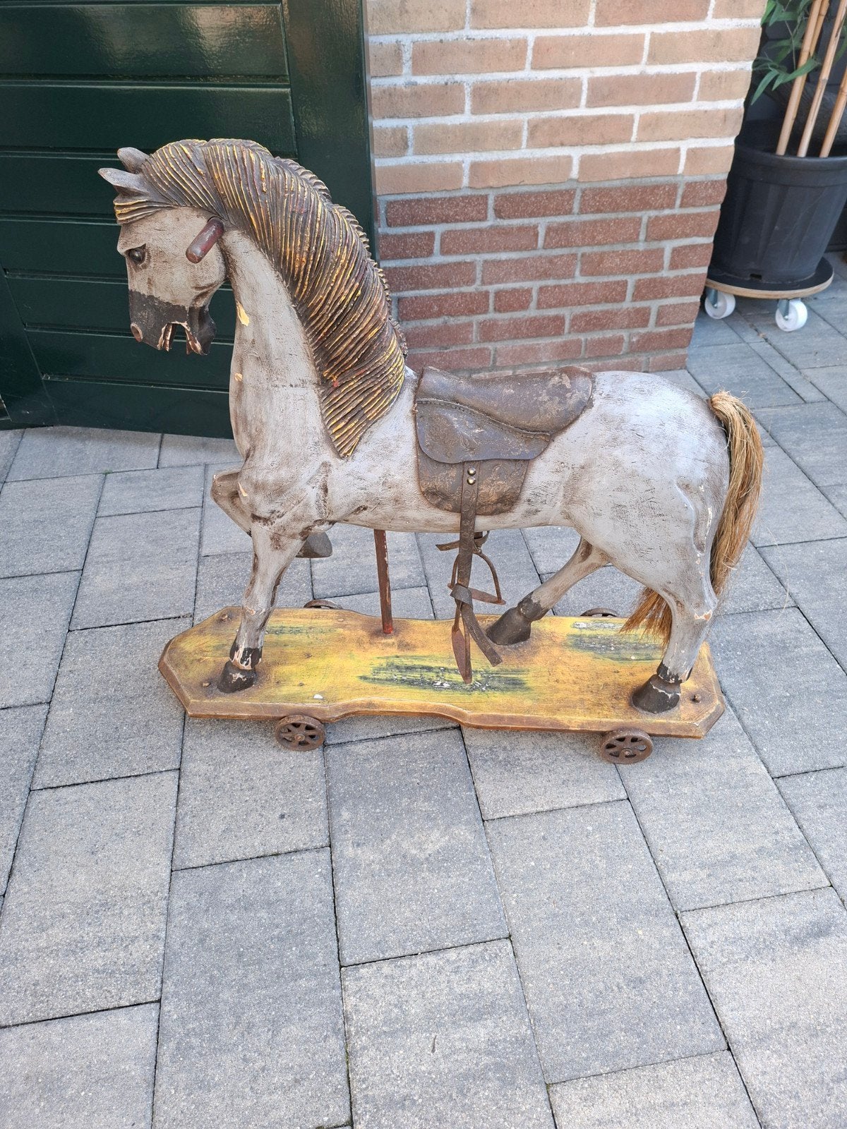 groot zwaar paard, Ophalen