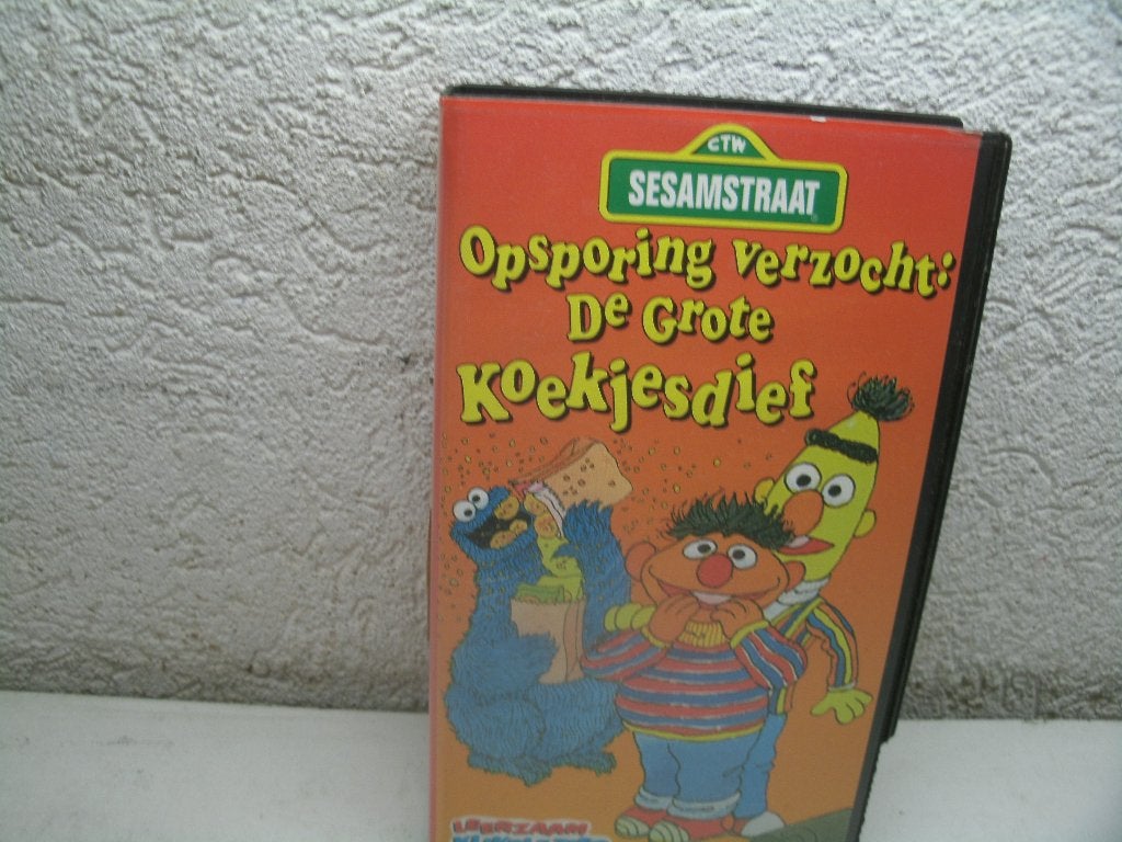 vhs 103a sesamstraat opsporing verzocht, Ophalen of Verzenden, VHS