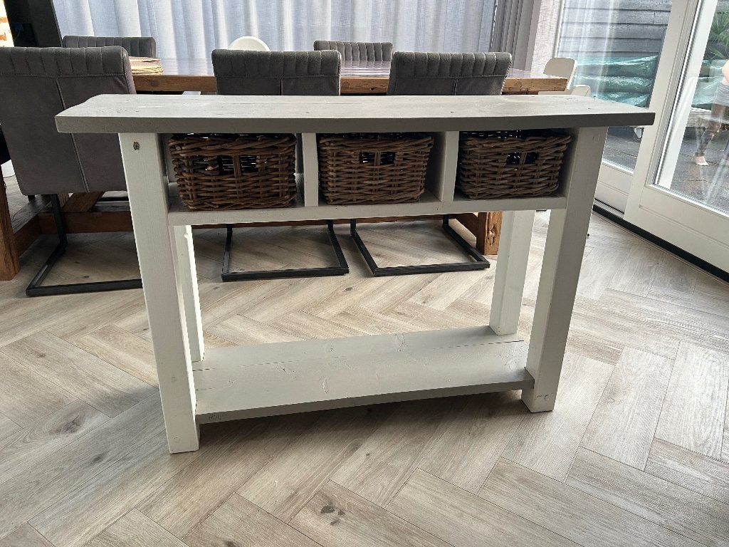 Side table 120 (b) x 35 (d) x 80 (h), Ophalen, Gebruikt, 100 tot 150 cm, Landelijk