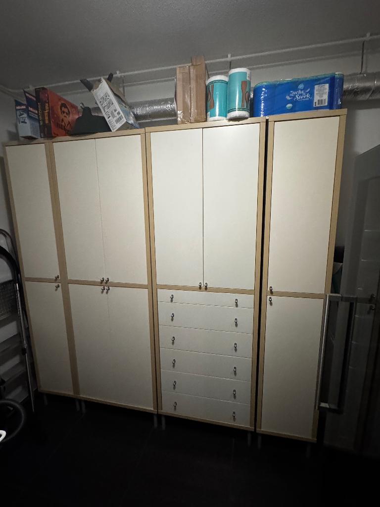 Kasten met lades en planken (met deuren), Huis en Inrichting, Kasten | Overige, Ophalen, Gebruikt