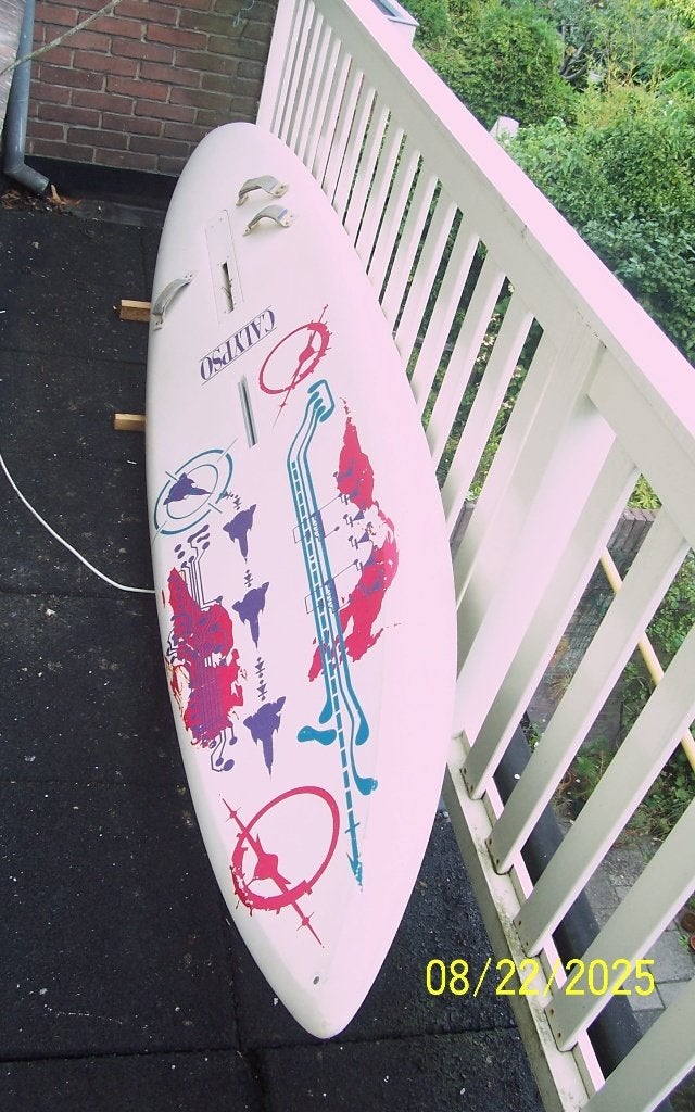 surfplank compleet BIC Calypso, Ophalen, Gebruikt, 5 tot 6.5 m², 300 cm of meer