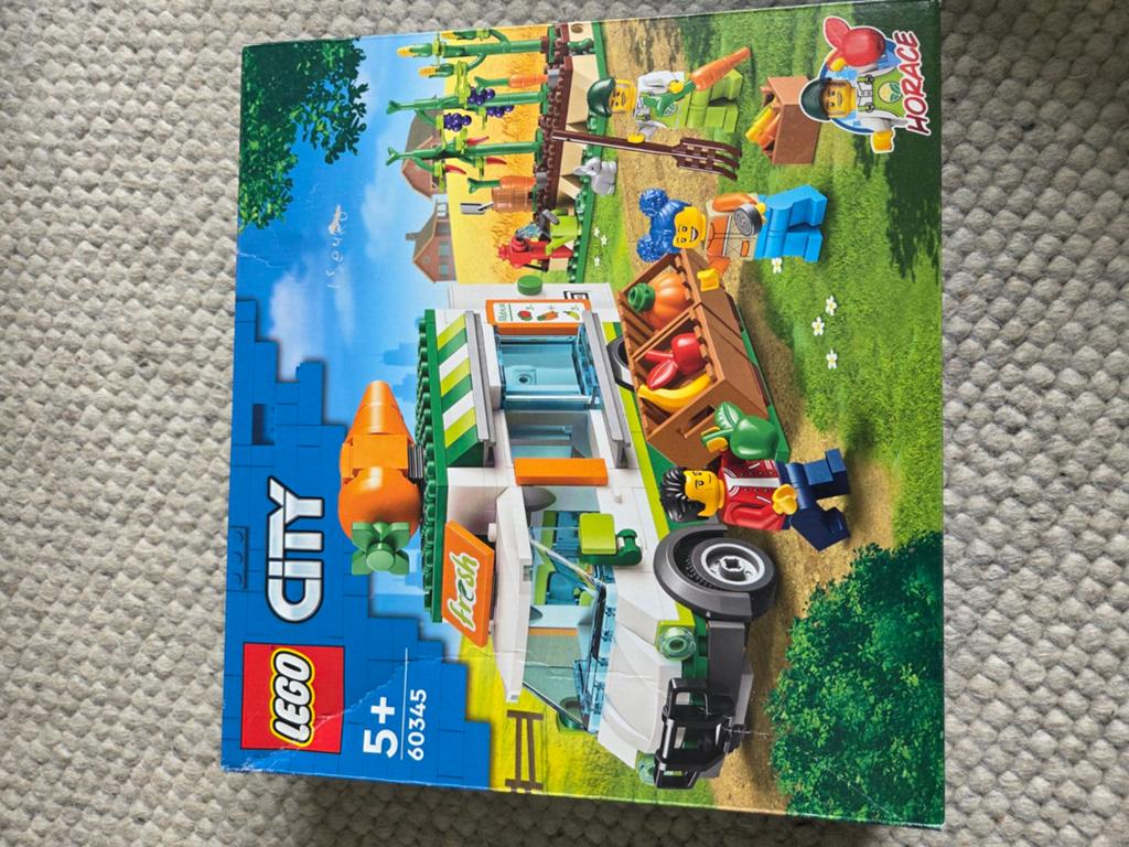 LEGO City 60345 Groentewinkelwagen, Inclusief minifiguren, City, Lego, Nieuw