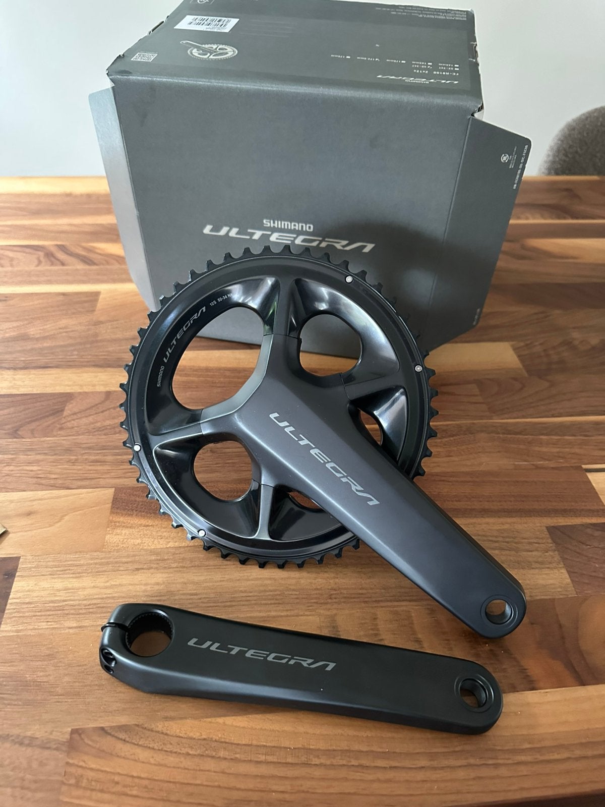 Shimano Ultegra 50/34 175mm crankstel, Fietsen en Brommers, Fietsonderdelen, Ophalen of Verzenden, Nieuw