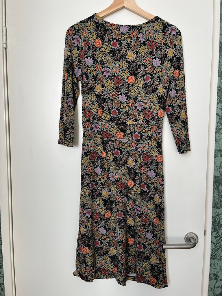 King Louie jurk met bloemenprint, maat S, Overige kleuren, Ophalen of Verzenden, Zo goed als nieuw, Maat 36 (S)