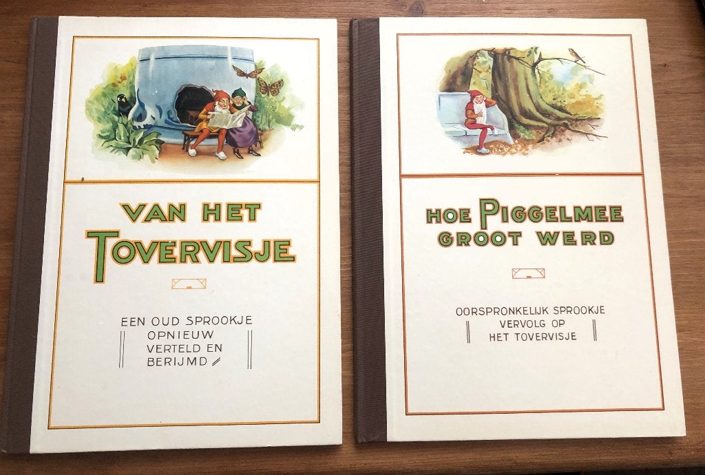 "Van het Tovervisje" & "Hoe Piggelmee groot werd", Ophalen of Verzenden, Zo goed als nieuw, L.C. Steenhuizen, Sprookjes