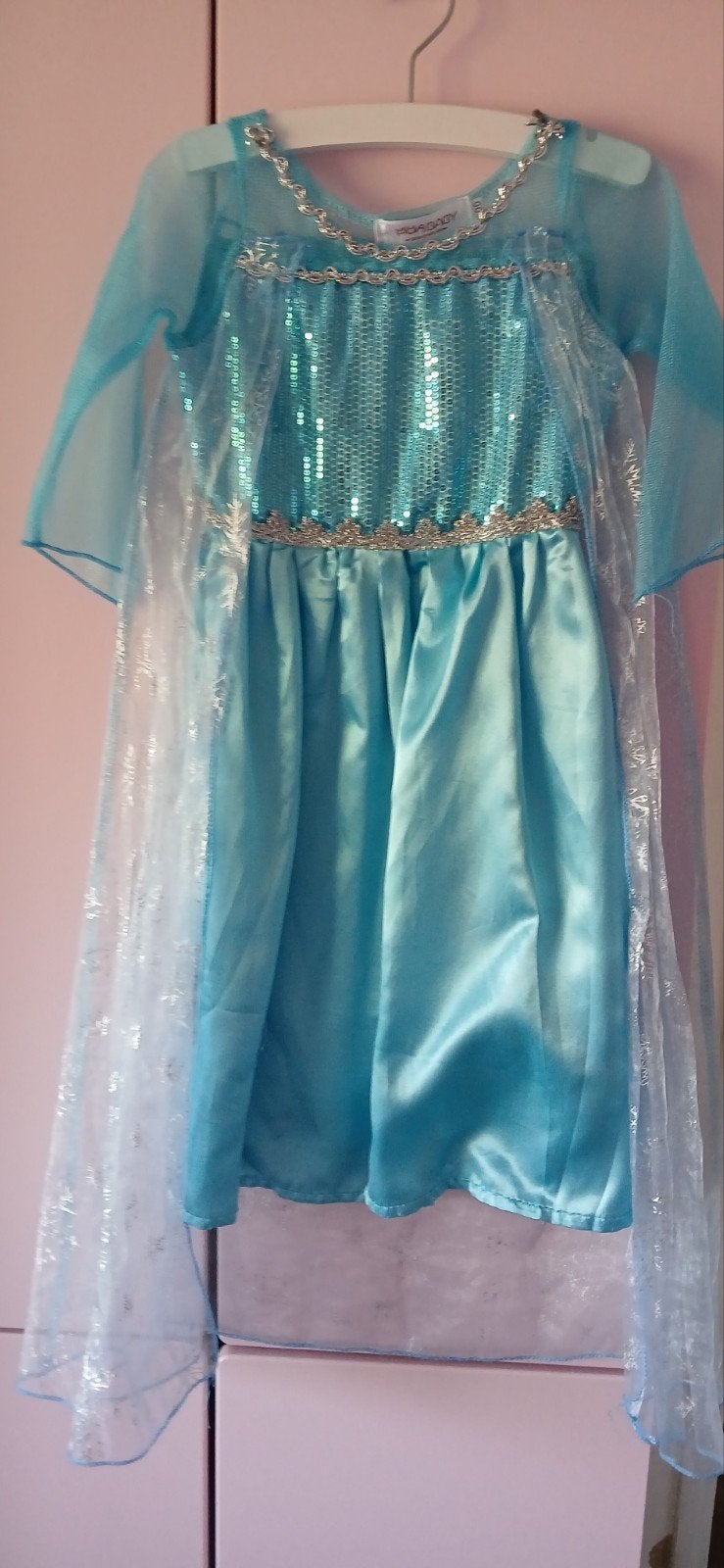 Elsa jurk Frozen verkleedjurk maat 100 (ca. 3-4 jaar), Ophalen