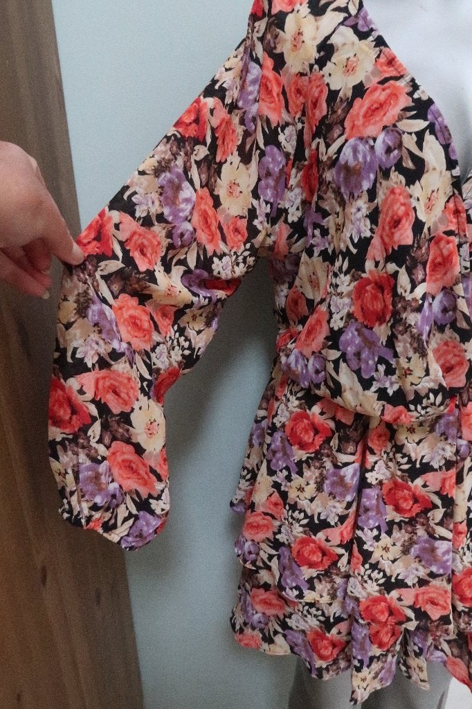 Axara nieuw jurkje of tuniek L met rouches, Overige kleuren, Maat 42/44 (L), Nieuw, Axara