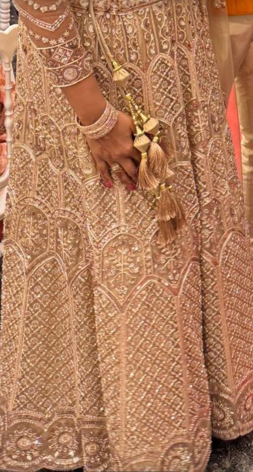 Rose zware Lengha mt38, Kleding | Dames, Gelegenheidskleding, Ophalen of Verzenden, Zo goed als nieuw, Roze, Overige typen
